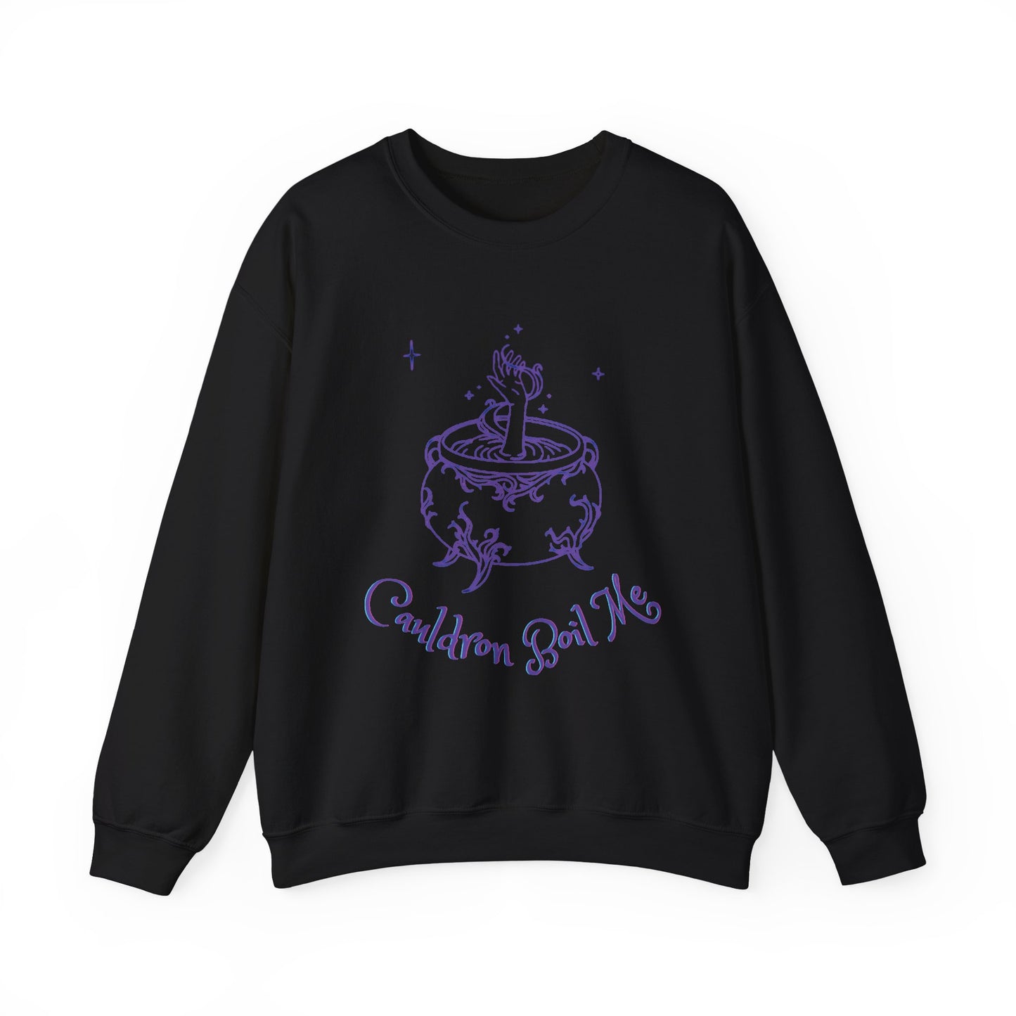 Cauldron Boil Me Unisex Crewneck Sweatshirt for Cozy Witch Vibes