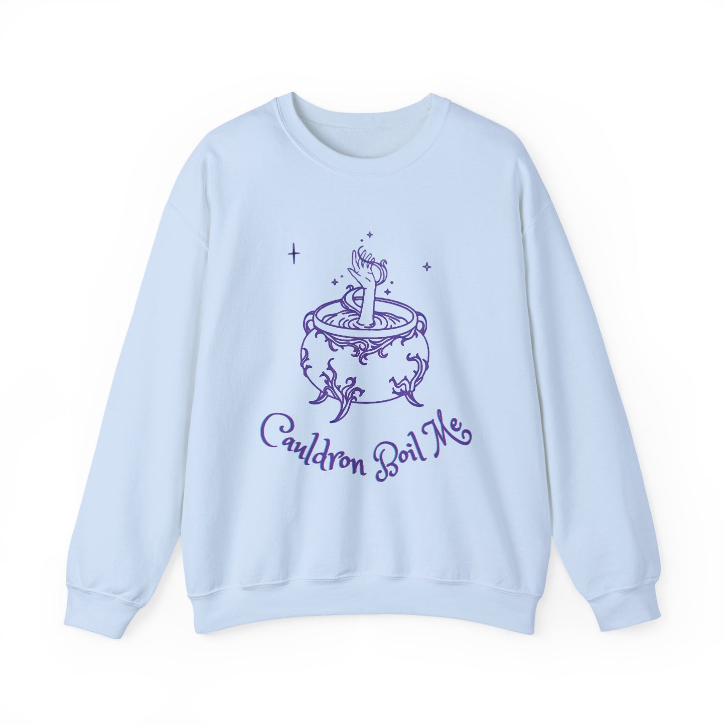 Cauldron Boil Me Unisex Crewneck Sweatshirt for Cozy Witch Vibes
