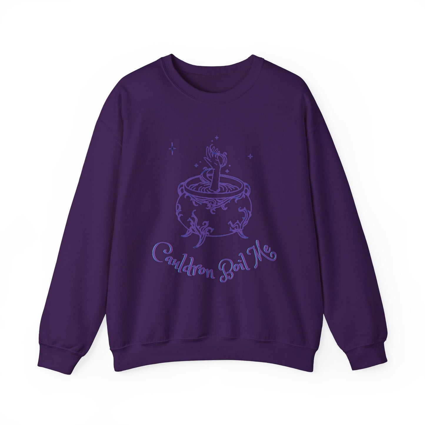 Cauldron Boil Me Unisex Crewneck Sweatshirt for Cozy Witch Vibes